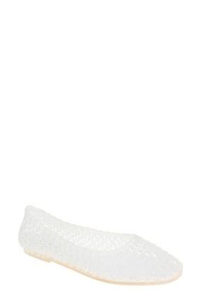 BCBGeneration Marlow Molded Ballet Flat in Clear at Nordstrom Rack, Size 10