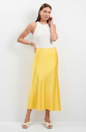 Trina Turk Rabina Flared Skirt in Lambretta Lemon at Nordstrom, Size 12