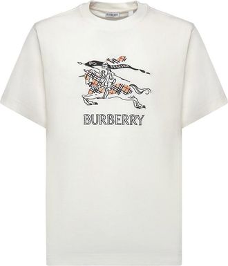 Burberry Cotton T-Shirt With Ekd Design