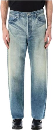 Auralee Heren, Jeans, Blauw, Maat: W36 Denim