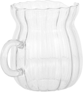 OEM Mini Jarra De Leche - Dispensador De Vidrio - Para Servir Bebidas - Dise&ntilde;o Apto Para Microondas - 1 Centilitro - Transparente