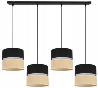 OEM L&aacute;mpara Colgante, L&aacute;mpara De Techo, Pantalla 20cm, Negra