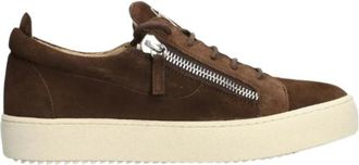 Giuseppe Zanotti Logoball Sneakers - Heren - Sneakers - Bruin - 43 EU - Leer - Schoenen