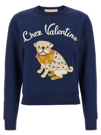 Valentino Garavani Womens Chez Valentino Sweatshirt