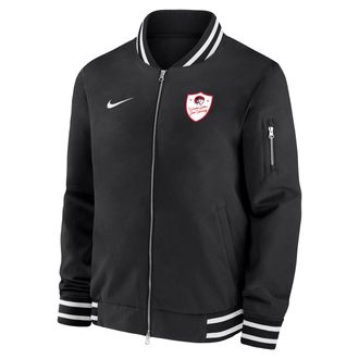 Nike Mens College (Winston-Salem State Rams) Bomber Jacket in Black | M62424WISA26-BLK