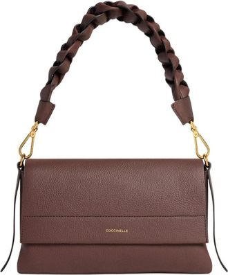 Coccinelle Boheme Schoudertas - Dames - Schoudertassen - Paars - ONE Size - Katoen - Tassen