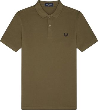 Fred Perry Tops, Heren, Groen, M, Katoen, M6000 Polo