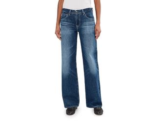 AG - Adriano Goldschmied Adria Low Rise Baggy Wide Leg Womens Jeans Ojai : 25, Cotton/Denim