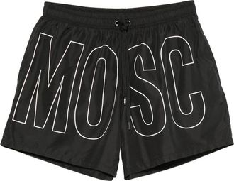 Moschino Logo-print Drawstring Swim Shorts