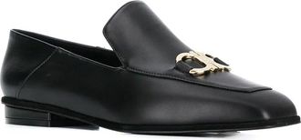 Ferragamo Square Toe Leather Loafer