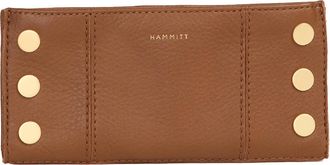 Hammitt Hammitt 110 North Mahogany Pebble Brushed Gold Red Zip