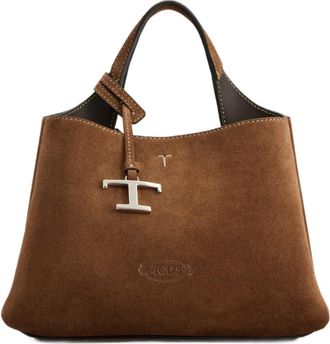 Tod's APA Sacca Micro Tote - Dames - Shoppers - Bruin - ONE Size - Tassen