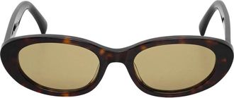 Patrizia Pepe Ovale Zonnebril - Dames - Zonnebrillen - Bruin - ONE Size - Accessoires