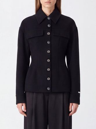 Sportmax Cappotto corto monopetto in pura lana vergine dalla vestibilit&agrave; slim