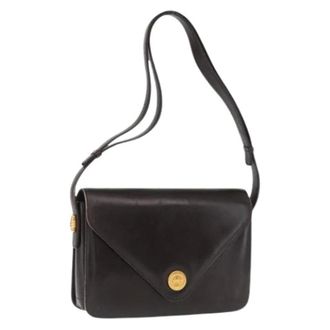Gucci Pre-owned Cross Body Bags, female, Brown, Size: ONE SIZE Pre-owned Leather Cross Body Bag