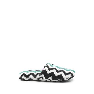 Missoni Home Zigzag-pattern Slippers