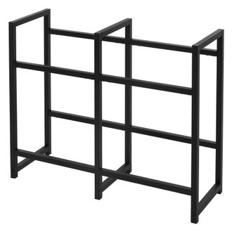 ML Design Estante Para 4 Cajas De Bebidas De Acero Antracita 91 X 31 X 75,5 Cm Estanter&iacute;a De Pie Hasta 150 Kg Por Balda Soporte Estable Y Robusto Botellero De C