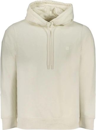Calvin Klein Katoenen Trui - Heren - Hoodies - Beige - 2XL - Katoen - Hoodies & sweatvesten