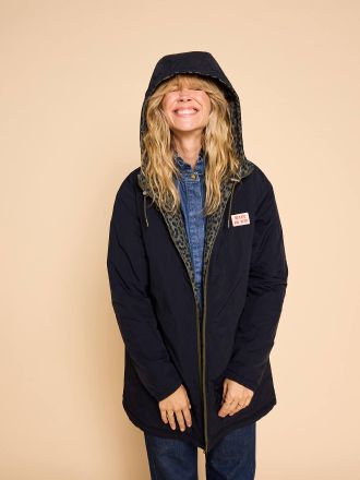 Envie de Fraise Damen Wendejacke Rain is joy ENVIE DE FRAISE Mama-Tochter-Capsule khaki
