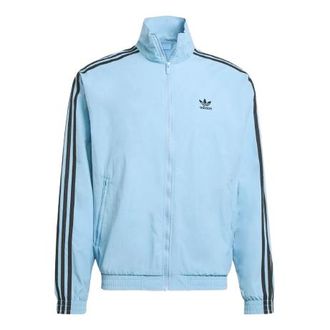 adidas Woven Firebird Track Top Ash Blue Black JY1331