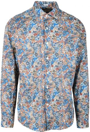 Himon's Himon S overhemd - Heren - Casual Overhemden - Veelkleurig - L - Katoen - Overhemden