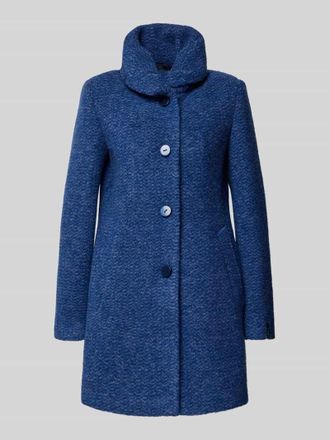 Milo Jacke aus Schurwolle-Mix mit Eingrifftaschen Modell SOFIA in Blau, Größe 36