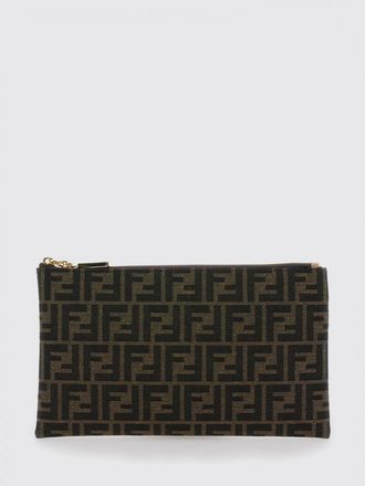 Fendi Pochette Baguette in tessuto tecnico con monogram FF jacquard