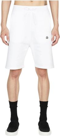 Moncler Casual Shorts, male, White, Size: L Track Shorts