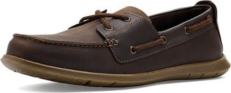 Clarks Flexway 2 Eye Mens Shoes Brown Nubuck : 10.5 D - Medium