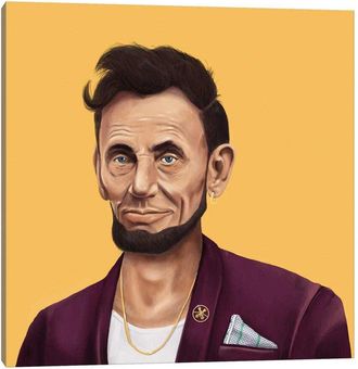 iCanvas Abraham Lincoln By Amit Shimoni Wall Art