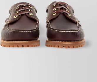 Timberland leather boat moccasins
