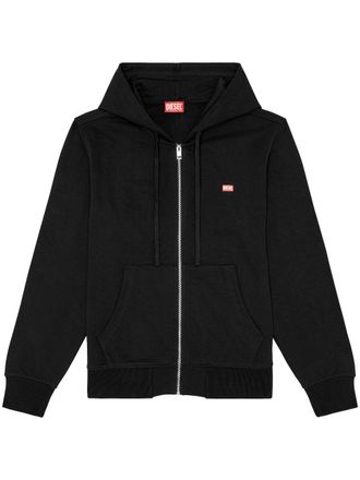 Diesel S-Ginn-Hood-Zip-K13 sweater - Zwart