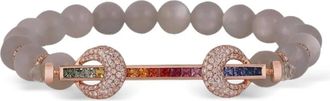 Ananya Bracciale Chakra in oro rosa con pietre