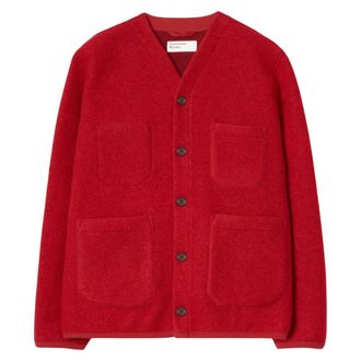 Universal Works Uomo, Maglie, Rosso, XS, new
