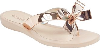 Guess Tutu Flip Flop in Gold at Nordstrom Rack, Size 10