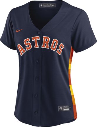 Nike Womens MLB Houston Astros (Jose Altuve) Replica Baseball Jersey in Blue | T773HUNUHU7-A27