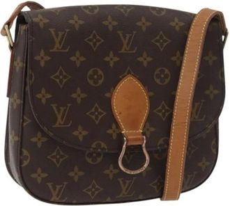 Louis Vuitton Vintage, unisex, Bruin, ONE Size, Leer, Pre-owned Vintage Crossbody Bag