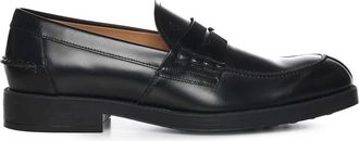Tod's Loafers - Heren - Loafers - Zwart - 43 EU - Leer - Schoenen