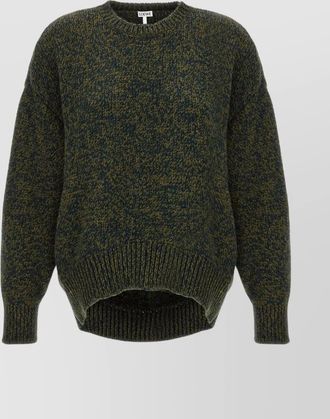 Loewe textured knit crew neck sweater
