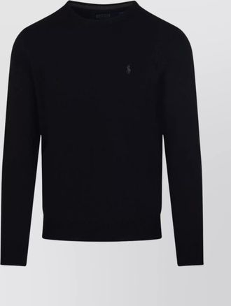 Ralph Lauren crew neck long sleeve sweater with ribbed cuffs