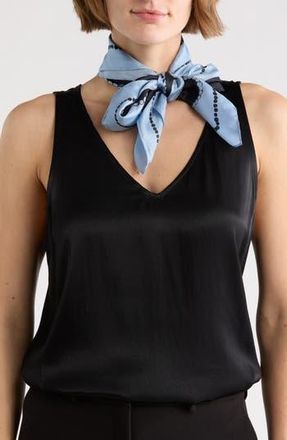 Kate Spade New York Pop Flower Silk Square Scarf in Blue Multi at Nordstrom Rack