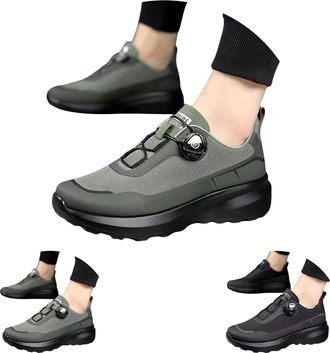 Generic Men Hiking Trainers, Active Walking Shoes Men Lightweight Running Walking Sneaker With Adjustable Strap Comfortable Badminton Gym Tennis Sneaker Casua