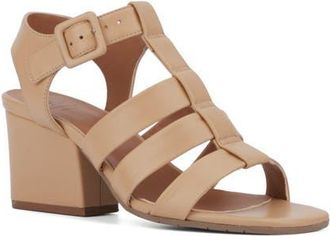 Aquatalia Rebecka Weatherproof Gladiator Sandal in Almond at Nordstrom, Size 9.5