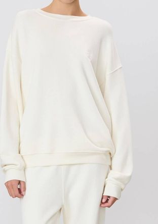 &Eacute;terne Oversized Crewneck Sweatshirt In Cream