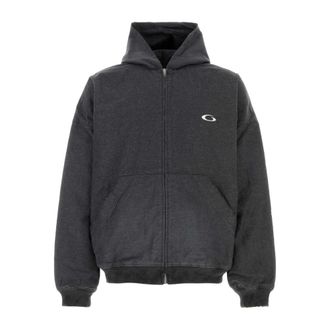 Balenciaga Heren, Sweatshirts & Hoodies, Zwart, Maat: M Katoen