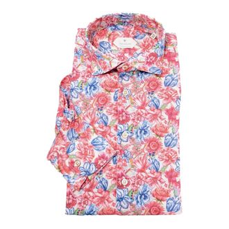 Bastoncino Camicia Slim Fit Lino e Cotone - - Shirts - Uomo - Multicolore - M