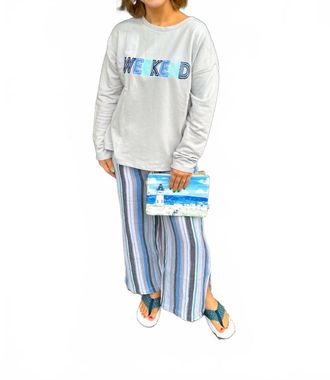 Escape Graphic Weekend Pullover In Dune