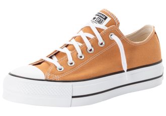 Converse Sneaker CONVERSE CHUCK TAYLOR ALL STAR LIFT PLATFORM, Damen, Gr. 37,5, braun (gingersnap, wei&szlig;, schwarz), Textil, Schuhe Sneaker