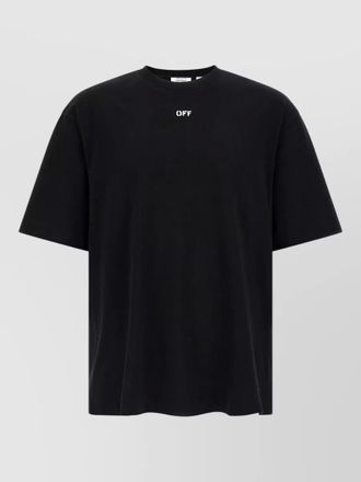 Off-white cotton 3d arrow spray t-shirt