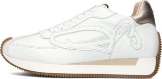 Fred De La Bretoniere Schoenen, Dames, Wit, 42 EU, Yentl Sign Lage Sneakers